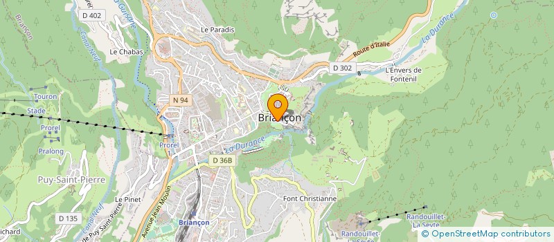 localisation de l'entreprise EDSB - L'AGENCE à BRIANCON