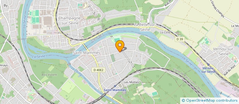 localisation de l'entreprise EDSL  SAINT-MAMMES