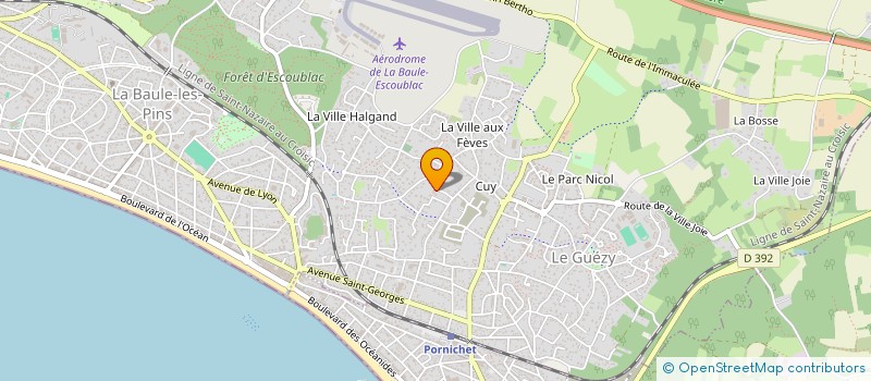 localisation de l'entreprise EDSL  LA BAULE-ESCOUBLAC