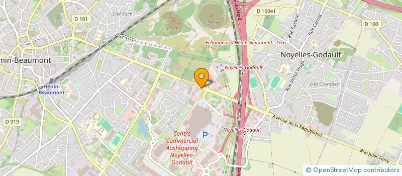 localisation de l'entreprise EDSON TRANSPORT ET LOCATION DE VEHICULES  NOYELLES-GODAULT