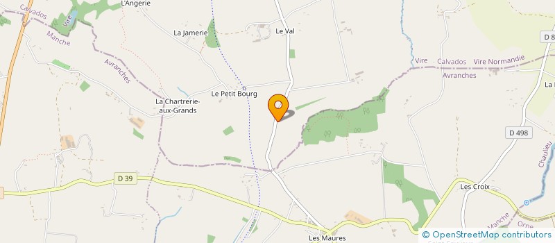 localisation de l'entreprise EDSP 14 à VAUDRY