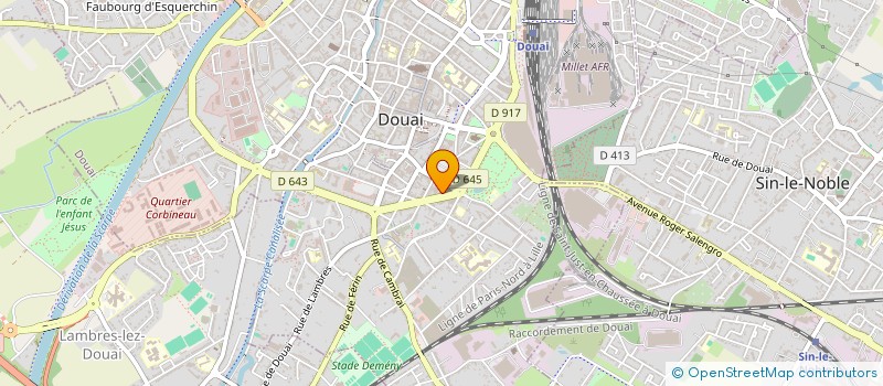 localisation de l'entreprise EDSP à DOUAI