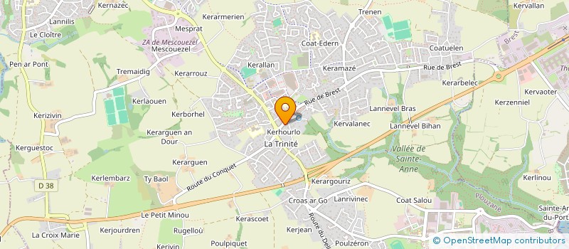 localisation de l'entreprise EDSP RICHARD  PLOUZANE