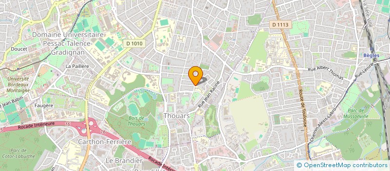 localisation de l'entreprise EDSPORT  TALENCE