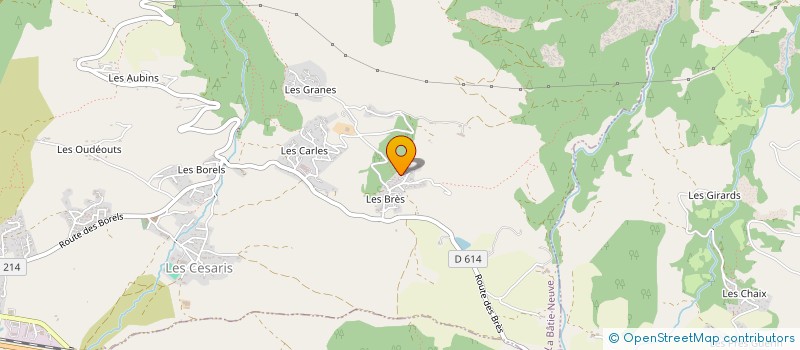 localisation de l'entreprise EDSPP à LA BATIE-NEUVE