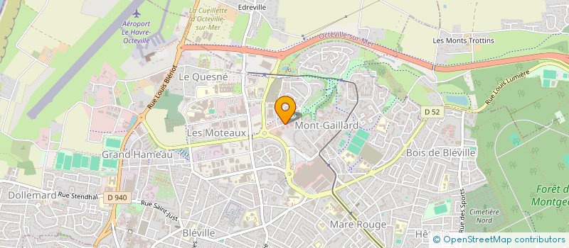 localisation de l'entreprise EDST SANTE TRAVAIL à LE HAVRE