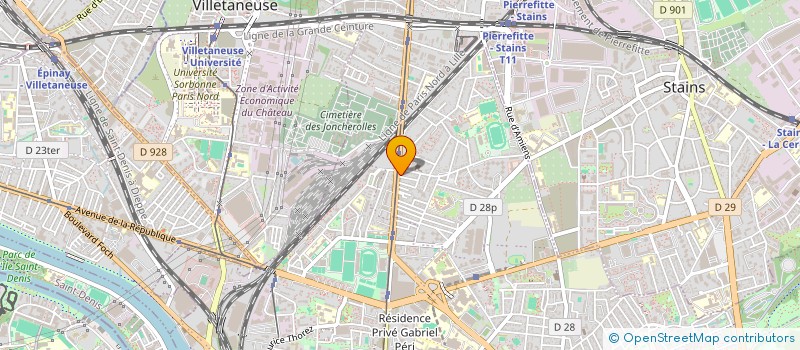 localisation de l'entreprise EDSU à PIERREFITTE-SUR-SEINE