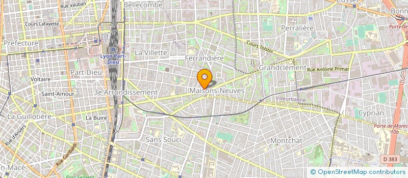 localisation de l'entreprise EDT 2 à LYON