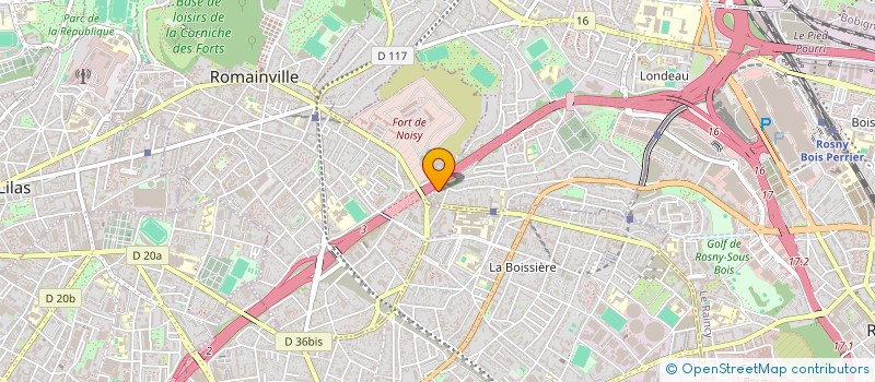 localisation de l'entreprise EDT à NOISY-LE-SEC