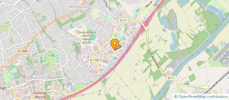 localisation de l'entreprise EDT - ELECTRONIC DATA TRANSFERT à MONTBONNOT-SAINT-MARTIN