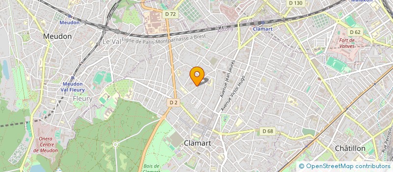 localisation de l'entreprise EDTECH GARAGE à CLAMART