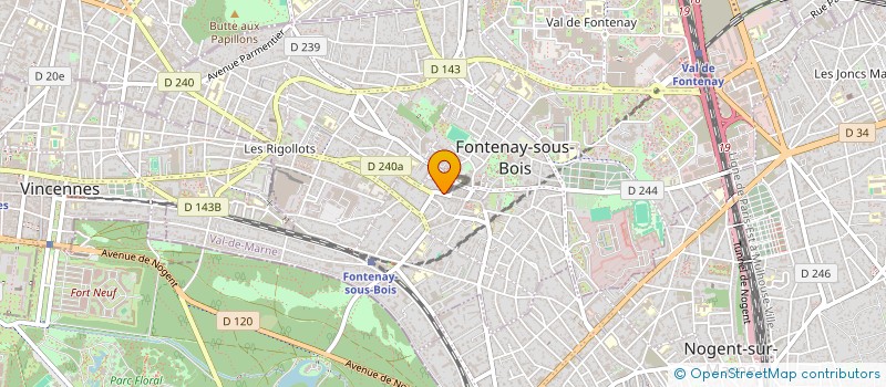 localisation de l'entreprise EDTECH ONE à FONTENAY-SOUS-BOIS