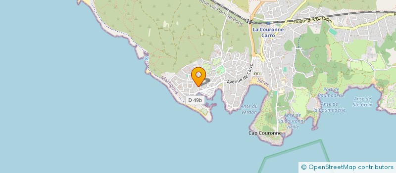 localisation de l'entreprise EDTI BOX à MARTIGUES