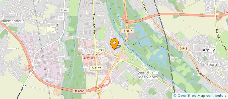 localisation de l'entreprise EDTL à AMILLY