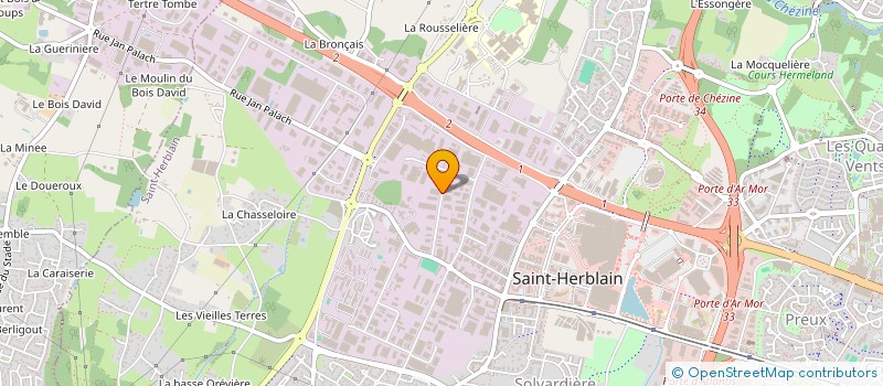 localisation de l'entreprise EDTO à SAINT-HERBLAIN
