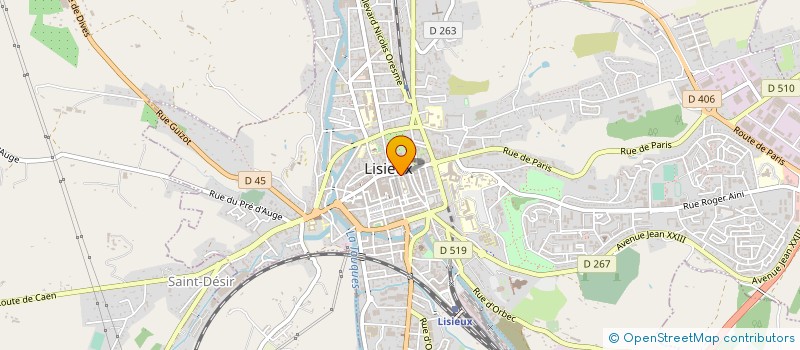 localisation de l'entreprise EDTPE  MEZIDON VALLEE D'AUGE