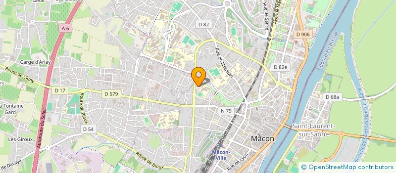 localisation de l'entreprise EDU'COM à MACON