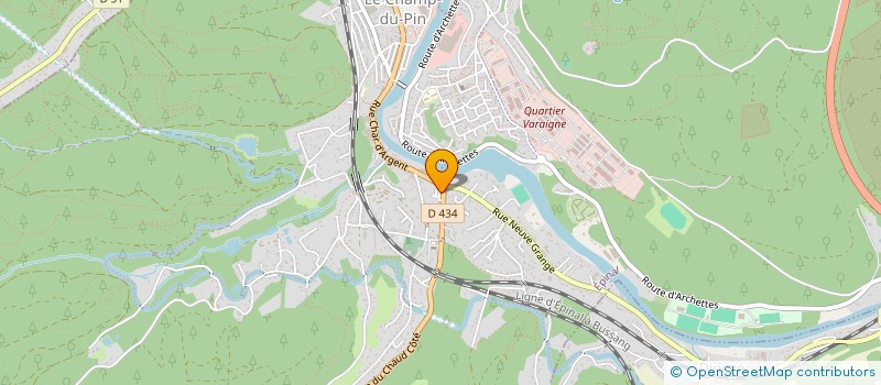 localisation de l'entreprise EDUARDO à EPINAL
