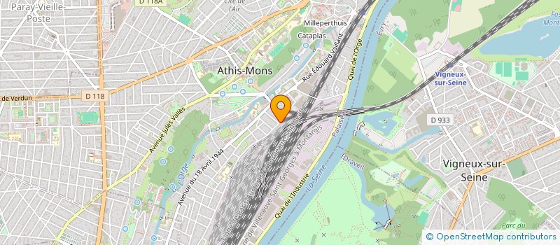 localisation de l'entreprise EDUC ACTIF à ATHIS-MONS