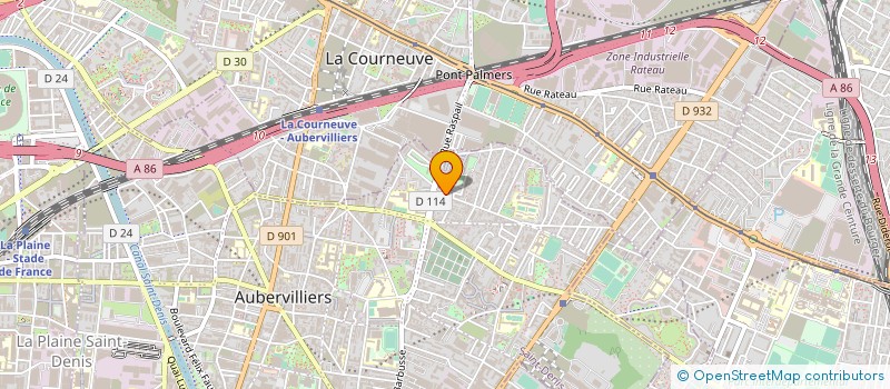 localisation de l'entreprise EDUC ACTION à AUBERVILLIERS