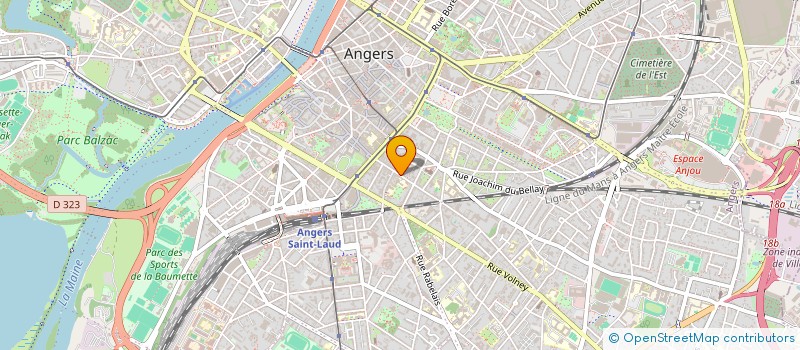 localisation de l'entreprise EDUC'ACTION à ANGERS