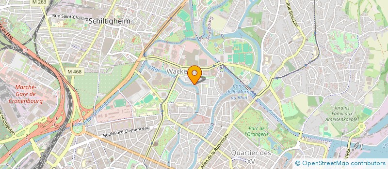 localisation de l'entreprise EDUC'ACTION à STRASBOURG