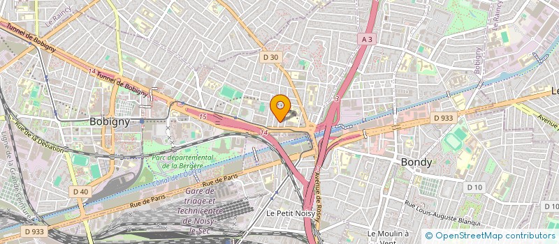 localisation de l'entreprise EDUC'ACTION  BOBIGNY