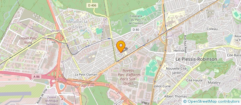 localisation de l'entreprise EDUC'ASSO à CLAMART