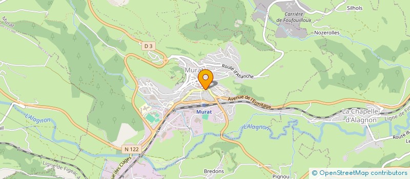localisation de l'entreprise EDUC'AUTISME ET TROUBLES DES APPRENTISSAGES  MURAT