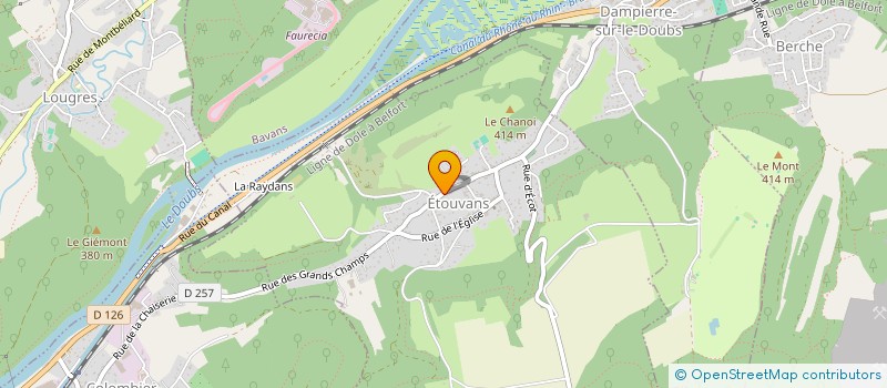 localisation de l'entreprise EDUC AVENIR  ETOUVANS