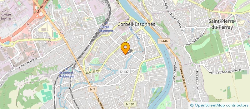 localisation de l'entreprise EDUC COMPAGNY à CORBEIL-ESSONNES