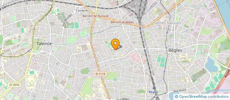 localisation de l'entreprise EDUC ENFANTS 33 à BEGLES