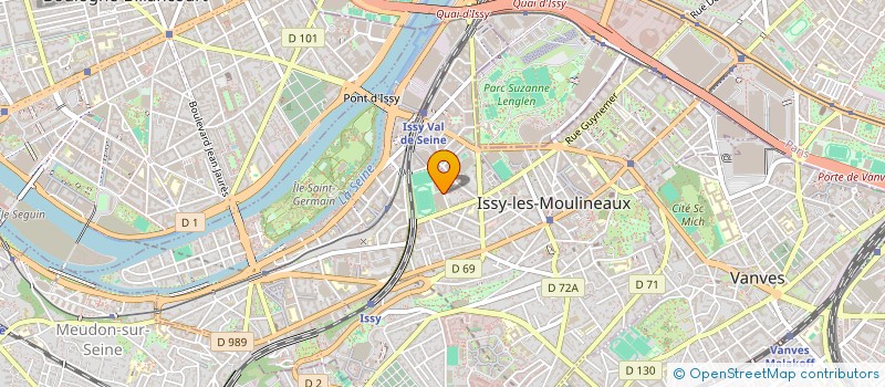 localisation de l'entreprise EDUC'HAND à ISSY-LES-MOULINEAUX