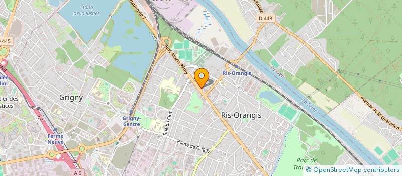 localisation de l'entreprise EDUC & MOI  RIS-ORANGIS