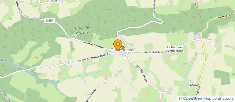 localisation de l'entreprise EDUC PHYSIQUE GYMNAST VOLONTAIRE  SOULEUVRE EN BOCAGE