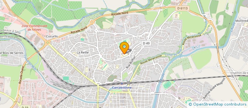 localisation de l'entreprise EDUC PLUS à CARCASSONNE