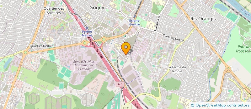 localisation de l'entreprise EDUC'PLUS à GRIGNY