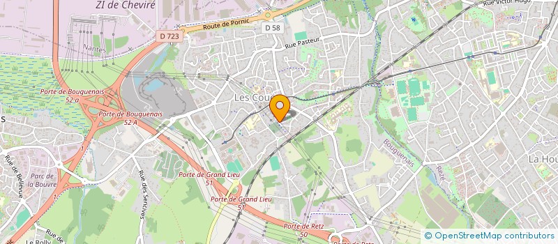 localisation de l'entreprise EDUC POUR TOUS 44 à BOUGUENAIS