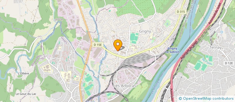 localisation de l'entreprise EDUC'POUR TOUS à GRIGNY