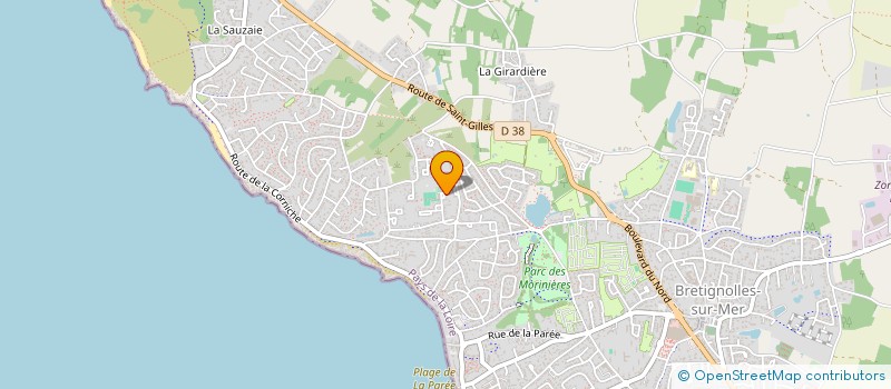 localisation de l'entreprise EDUC PRO SPORTS  FONDETTES