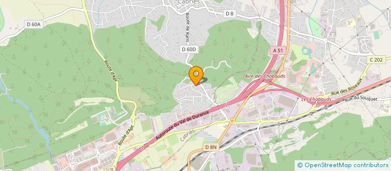 localisation de l'entreprise EDUC'SPORTS 13  CABRIES