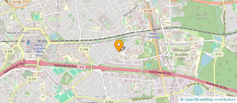 localisation de l'entreprise EDUC SUCCESS  NOISY-LE-GRAND