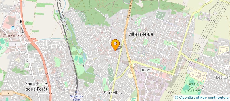 localisation de l'entreprise EDUC VIE  SARCELLES