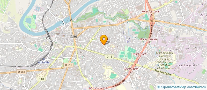 localisation de l'entreprise EDUC - WEB à ALBI