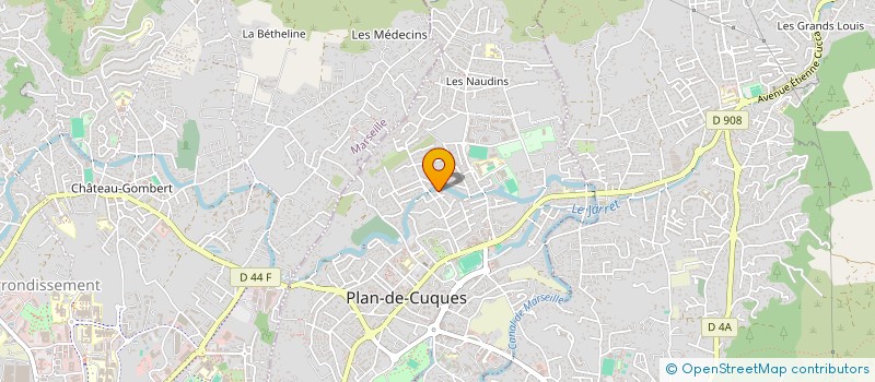 localisation de l'entreprise EDUCA 13 à PLAN-DE-CUQUES