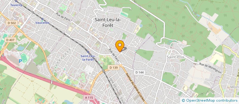 localisation de l'entreprise EDUCA DANSE à SAINT-LEU-LA-FORET