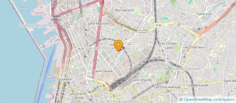 localisation de l'entreprise EDUCA PLUS à MARSEILLE