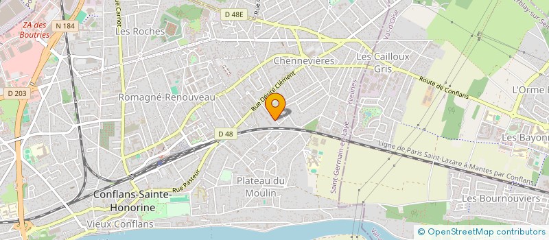 localisation de l'entreprise EDUCA TECH FRANCE  CONFLANS-SAINTE-HONORINE