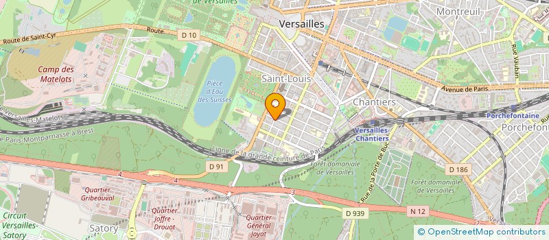 localisation de l'entreprise EDUCANDO à VERSAILLES