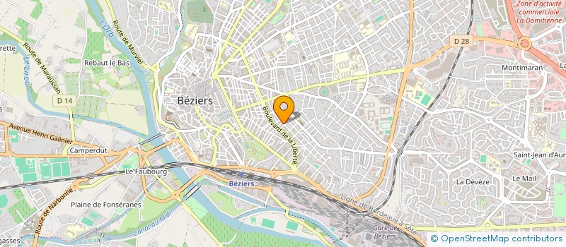 localisation de l'entreprise EDUCAP à BEZIERS
